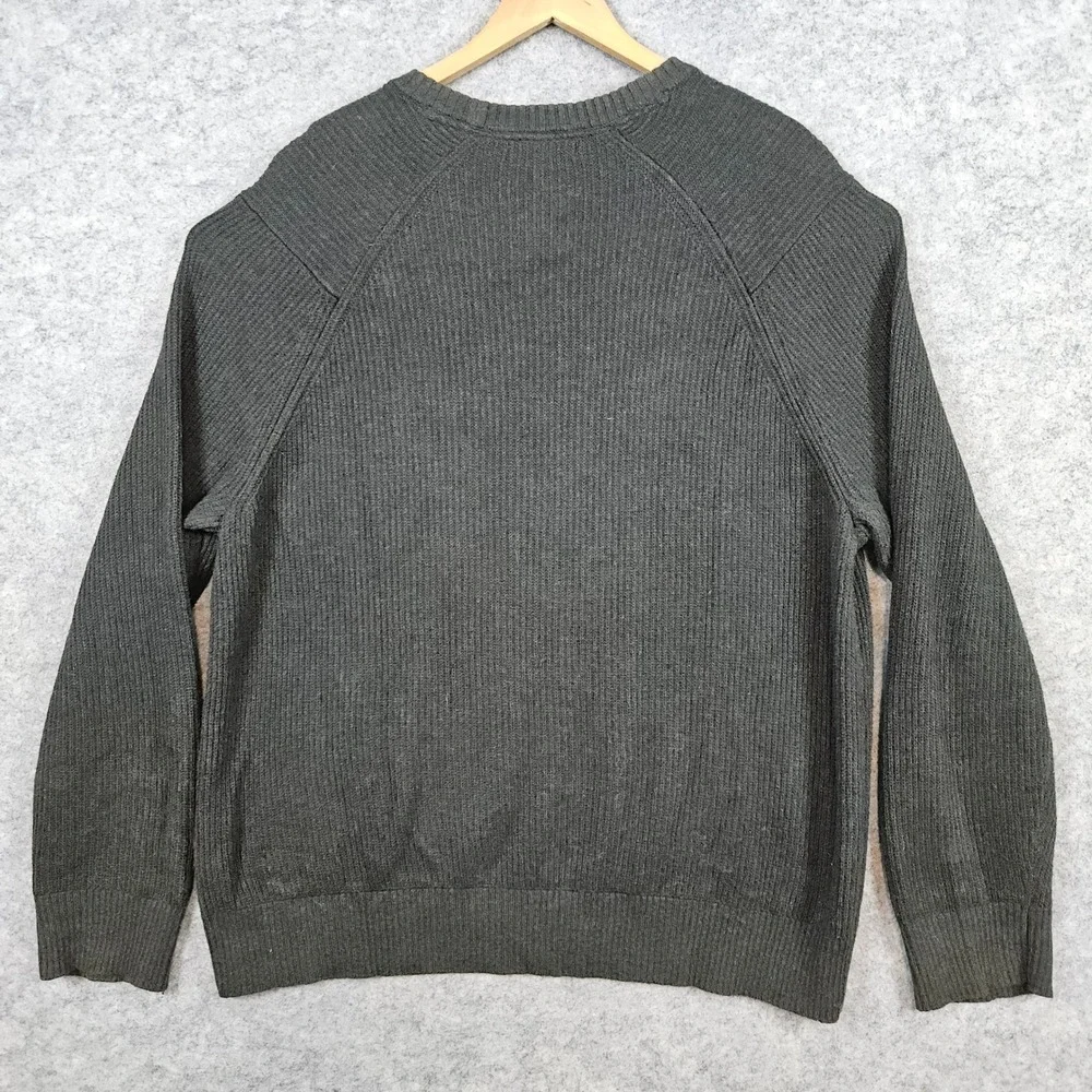 Banana Republic Men's Green Pullover Sweater‎ Size XL Cotton/Nylon/Wool Winter